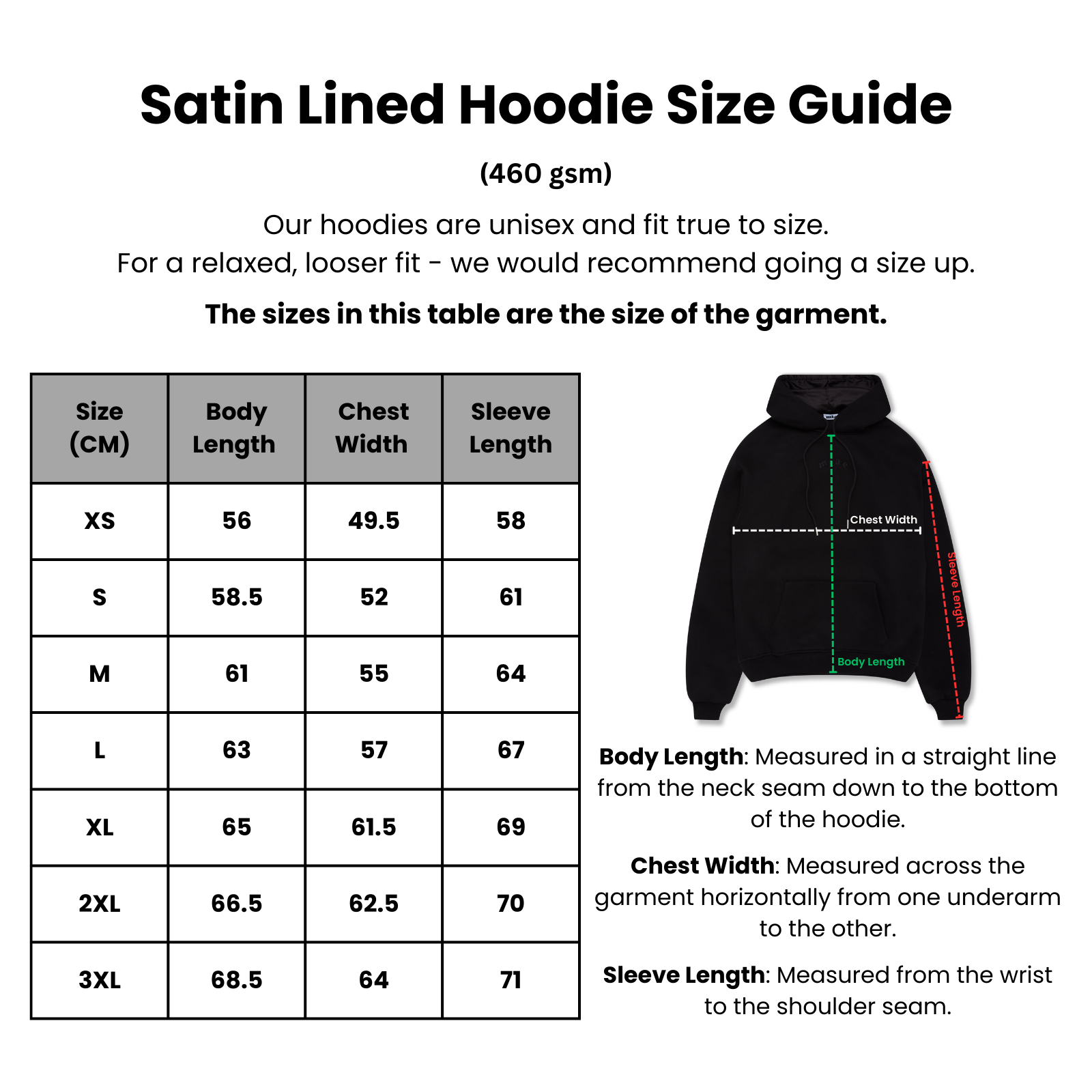 Satin Lined Hoodie - Light Grey Marl