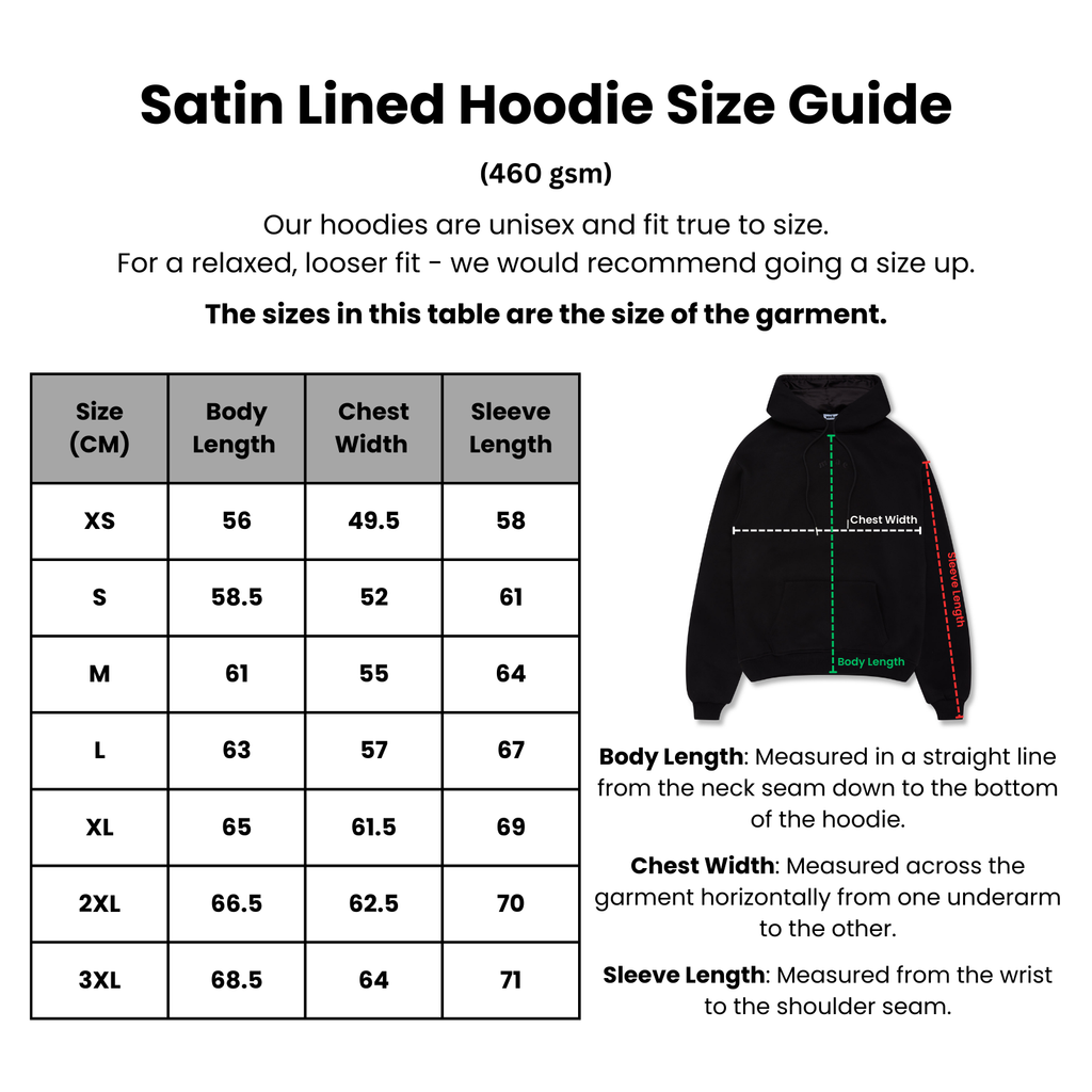 Satin Lined Hoodie - Light Grey Marl
