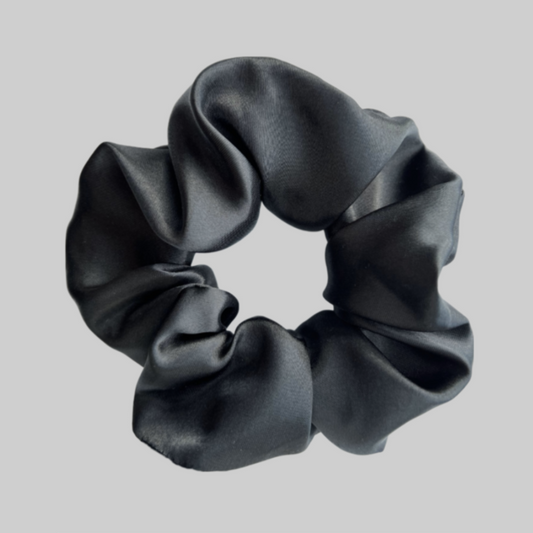 Satin Scrunchie - Black